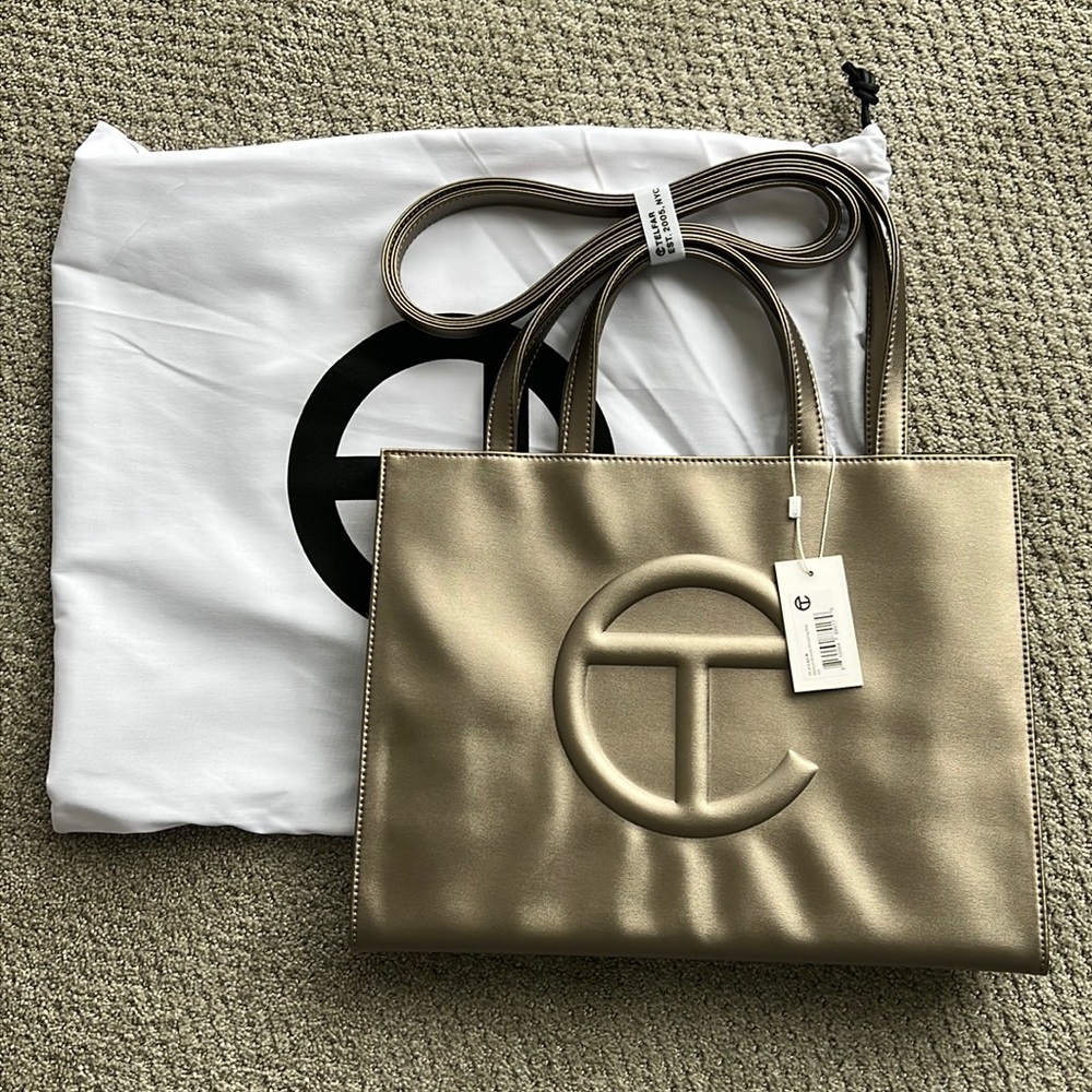 NWT Medium Bronze Telfar Bag